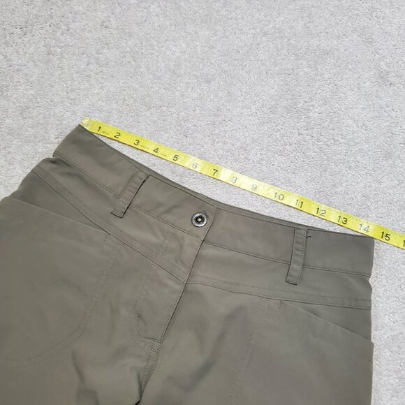 MEC Lightweight Hiking Shorts Gorpcore Nylon Blend Olive Green Women's 6 x 8" - Picture 10 of 13